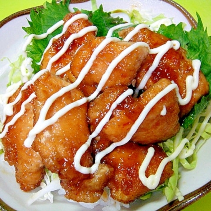 鶏むね肉の照り焼き丼